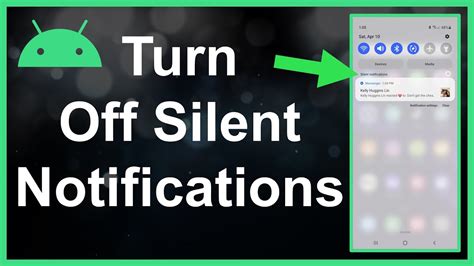 how do i turn off silenced notifications|How do I turn off the silence notifications